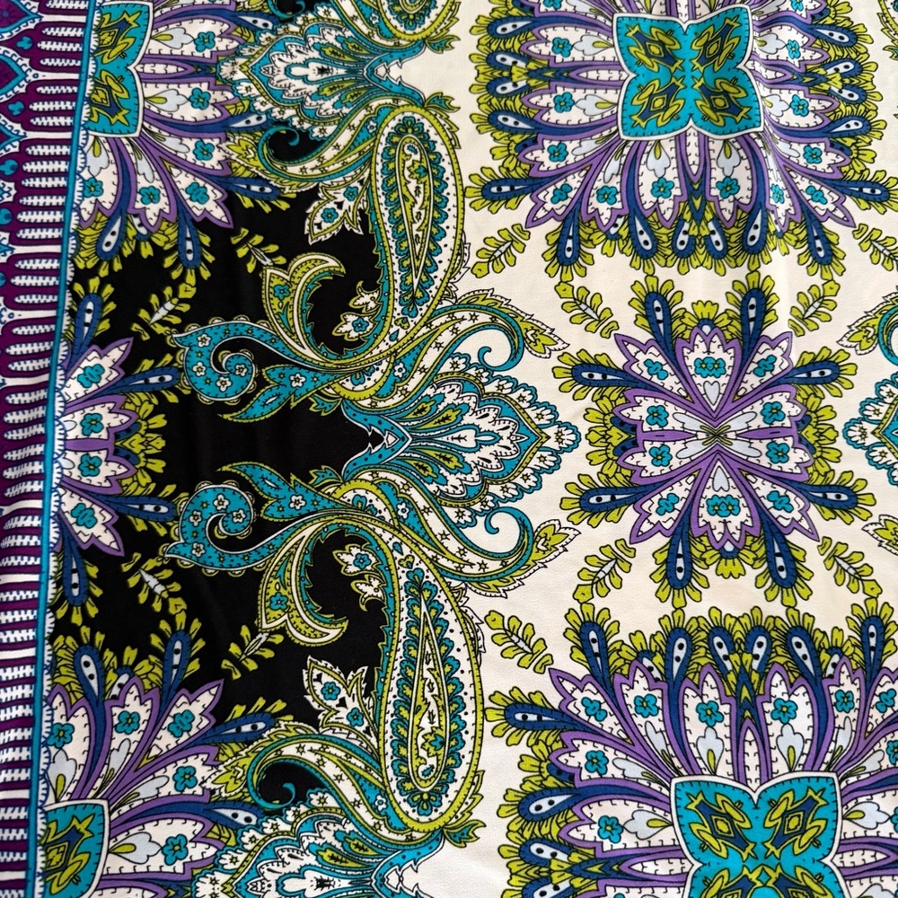 Chicos Dress Size 3, Paisley Stretch - Picture 7 of 13